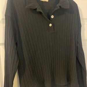 Madewell dark blue pullover long sleeve top - size M